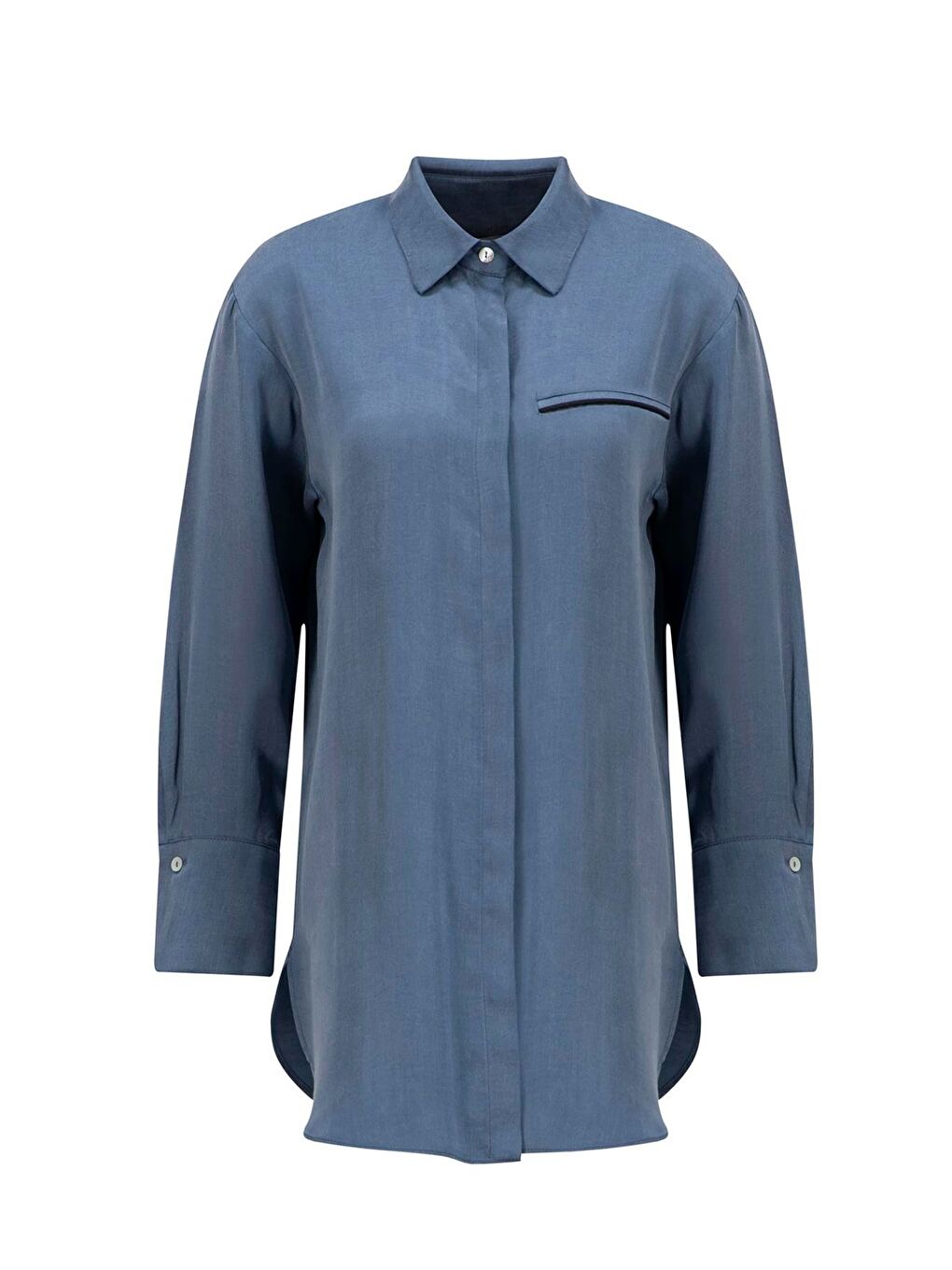 Mavi Cupra Tunik 25Yd4245-1 İndigo-1