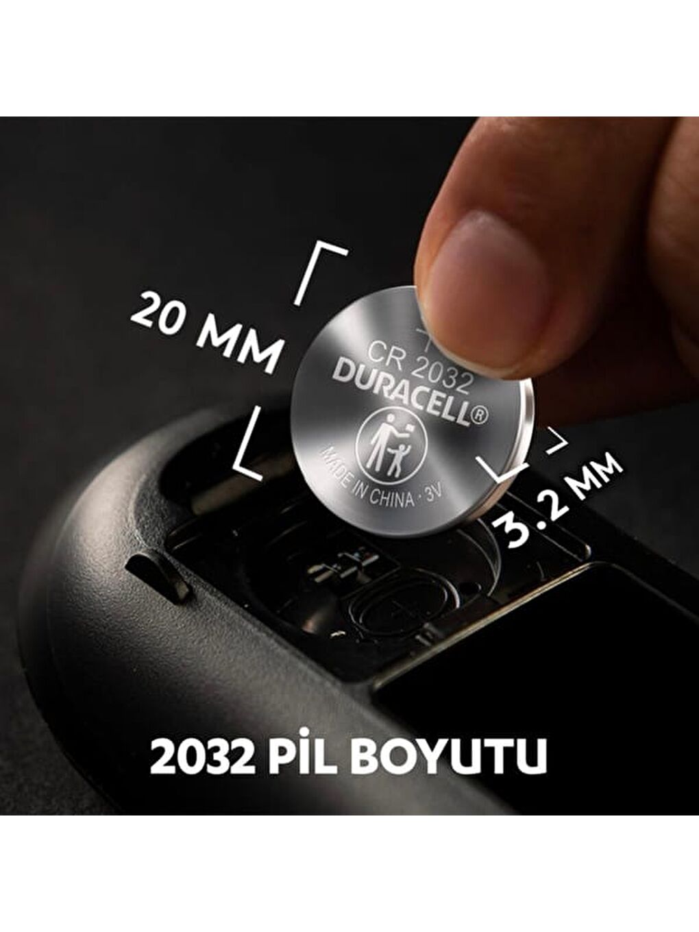 2032 4'lü Düğme Pil - 3 Volt-2