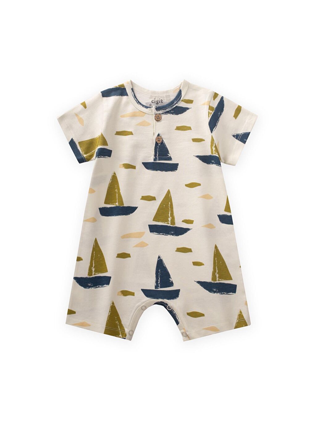 Desenli Tulum 0-4 Yaş Ekru