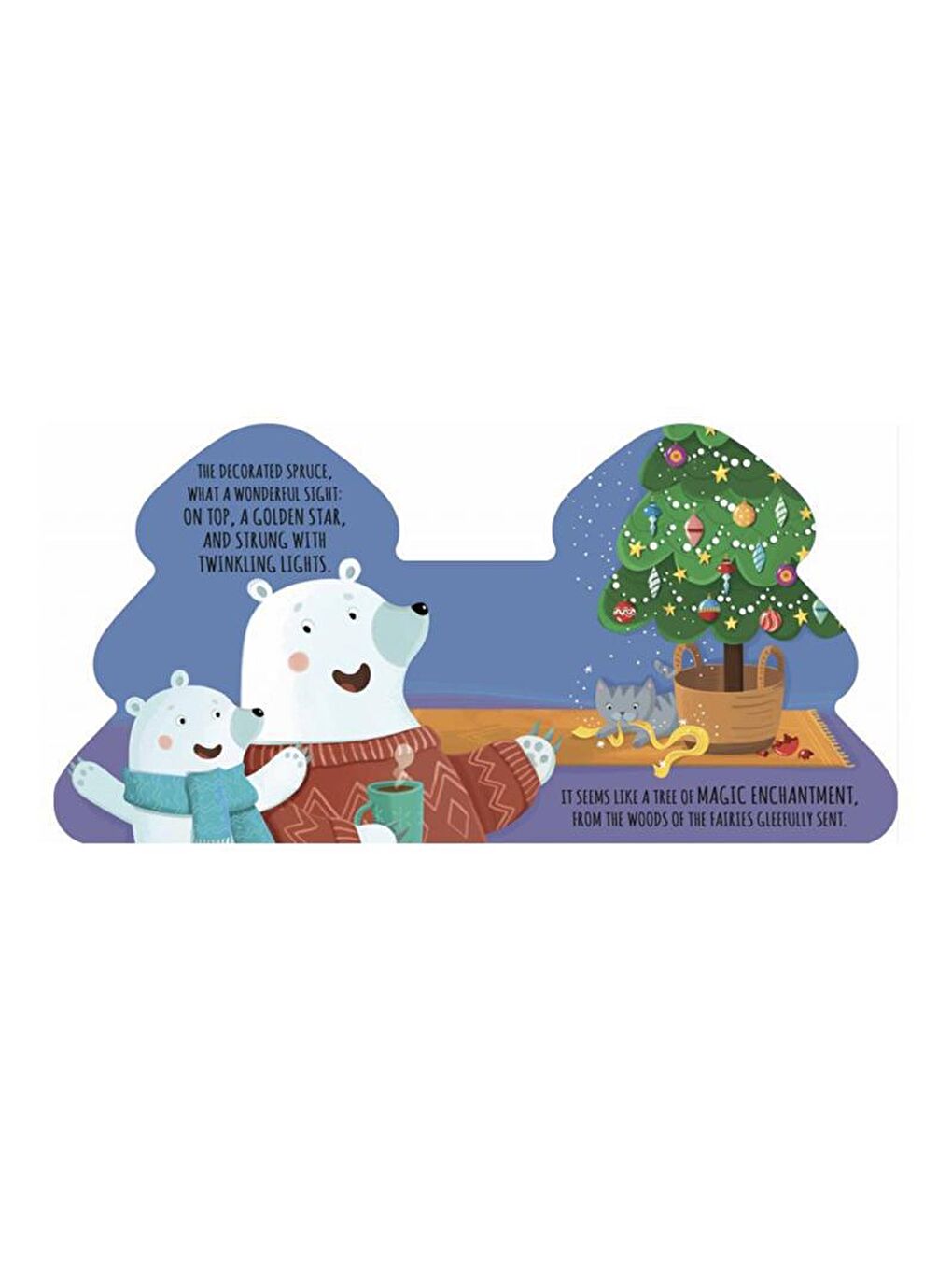 Sassi Renksiz Christmas What a Joy - Shaped Board Books - 2