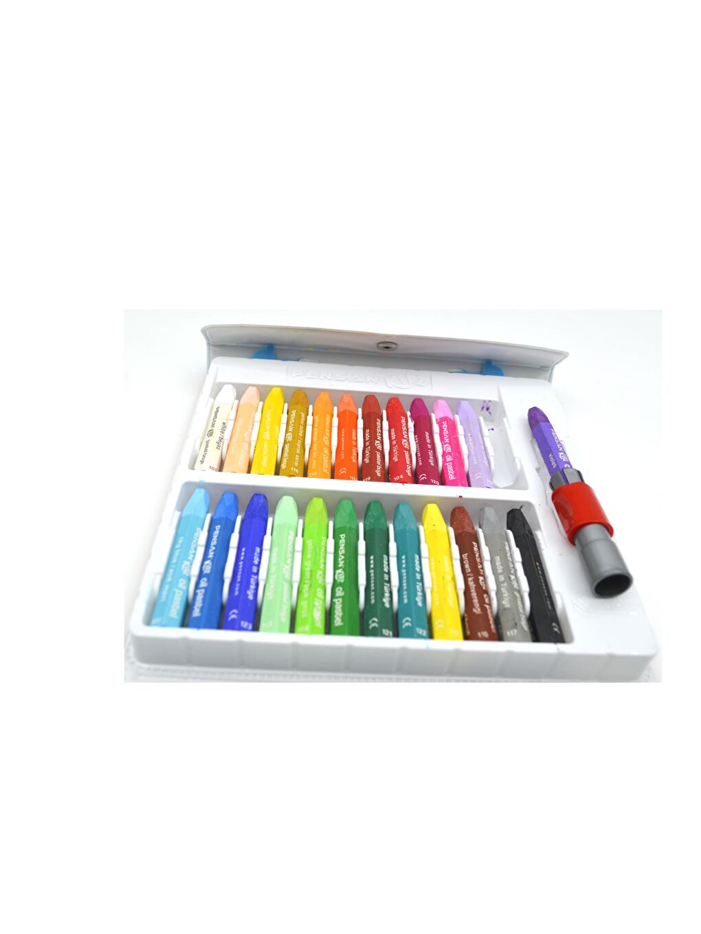 Pensan Kidz Çantalı Pastel Boya 24 Renk - 3