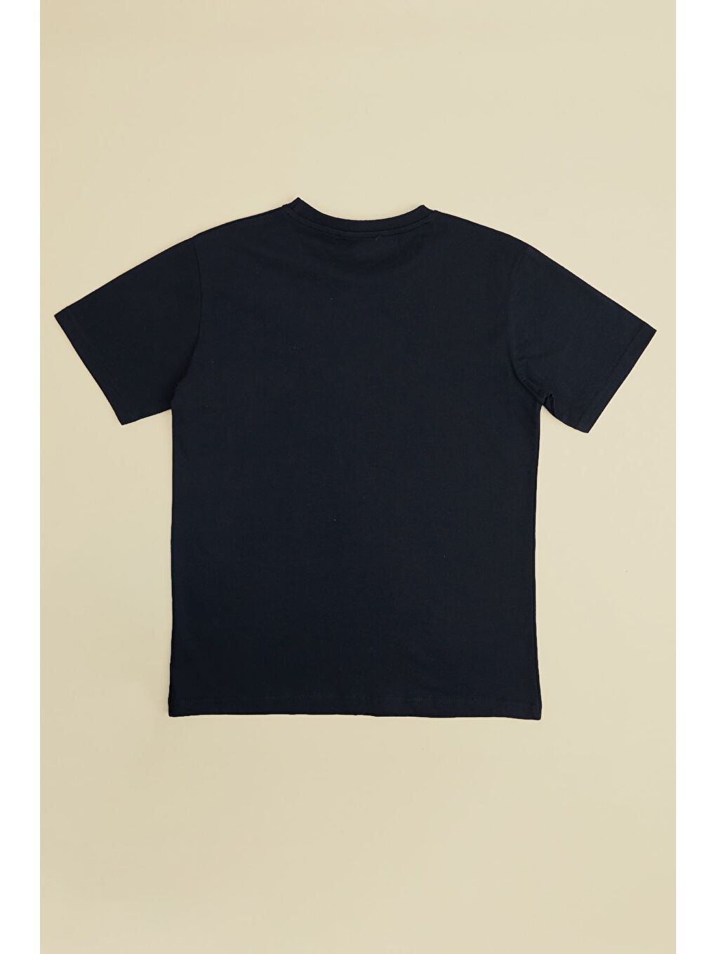 Siyah New York Yazı Baskılı Erkek Çocuk Tişört-1