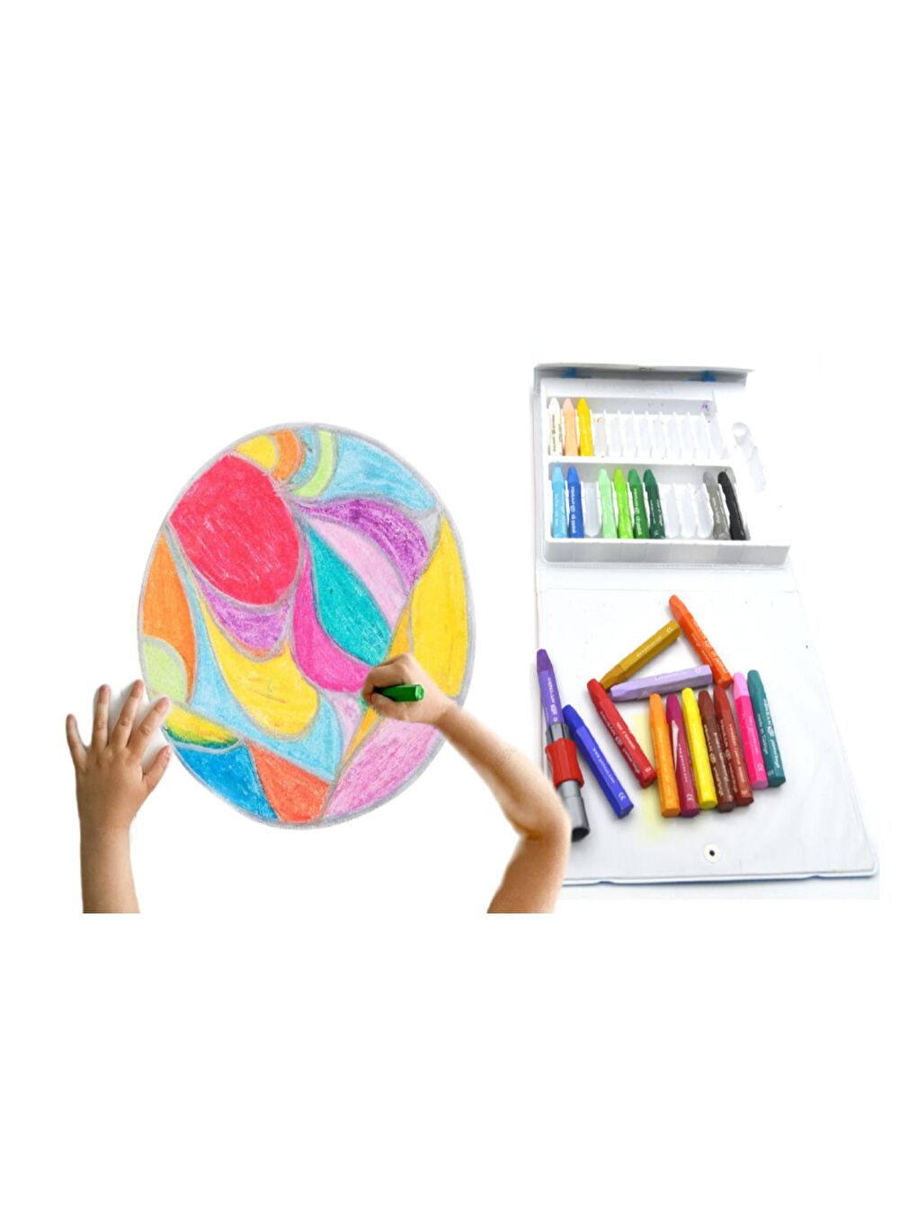 Pensan Kidz Çantalı Pastel Boya 24 Renk - 4