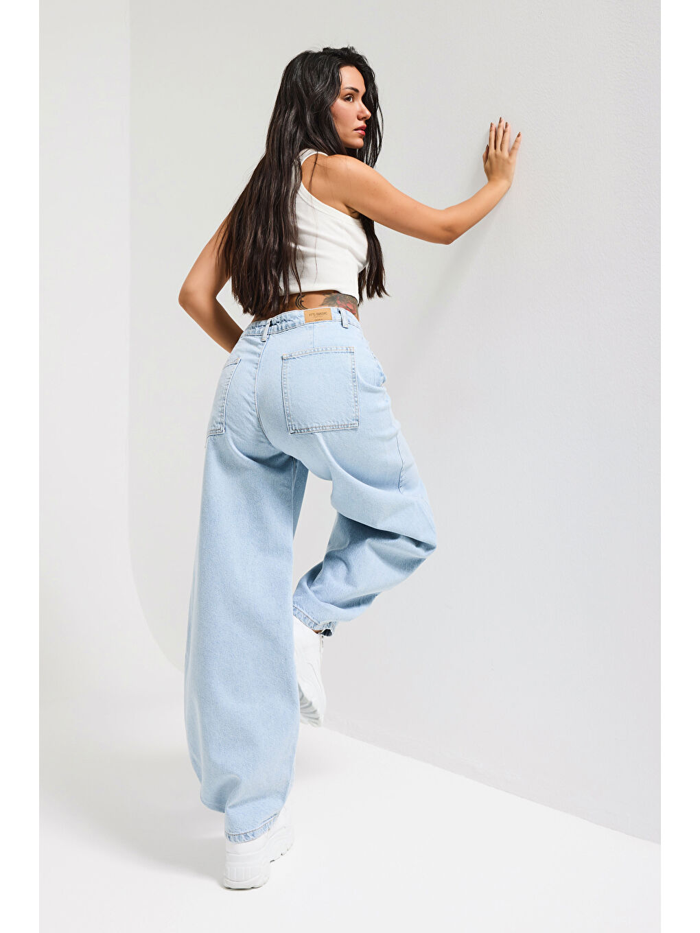 Mavi Kadın Ice 4s6-3 Mega Balon Fit %100 Pamuk Denim Jean-2