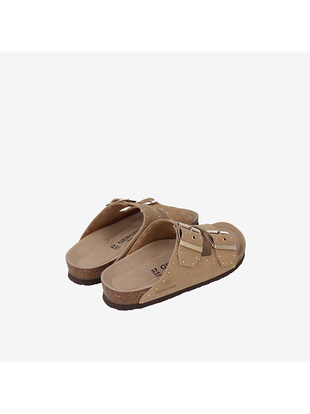 Bej Kadın Terlik G105591 HONOLULULead Velour Almond-2