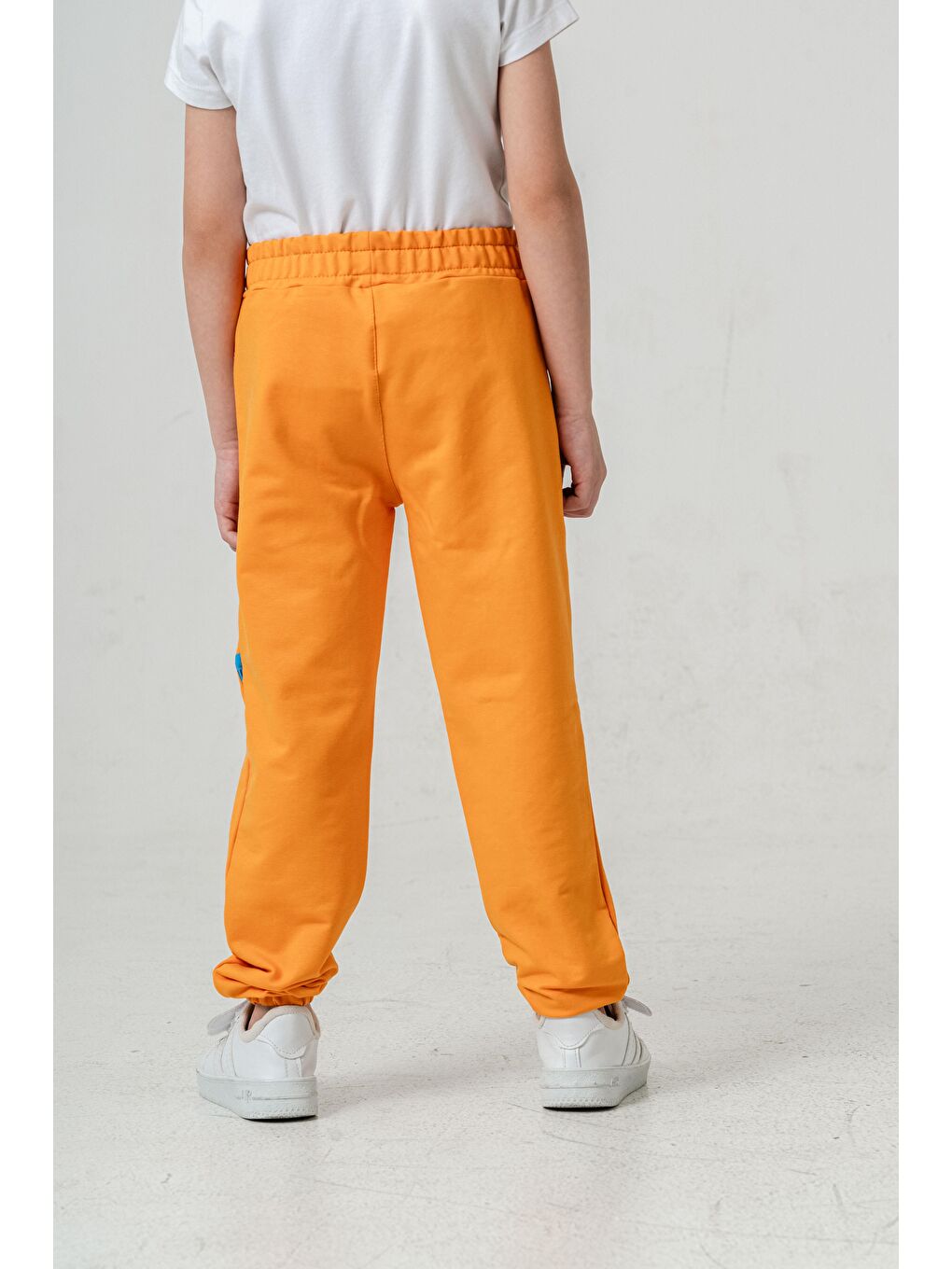 Sarı Baskı Detaylı Basic Erkek Çocuk Eşofman Alt-5