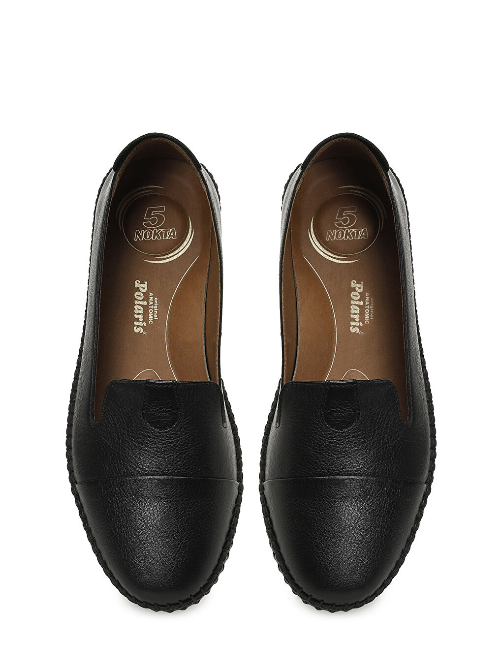 111105.Z6FX Siyah Kadın Düz Ayakkabı-3