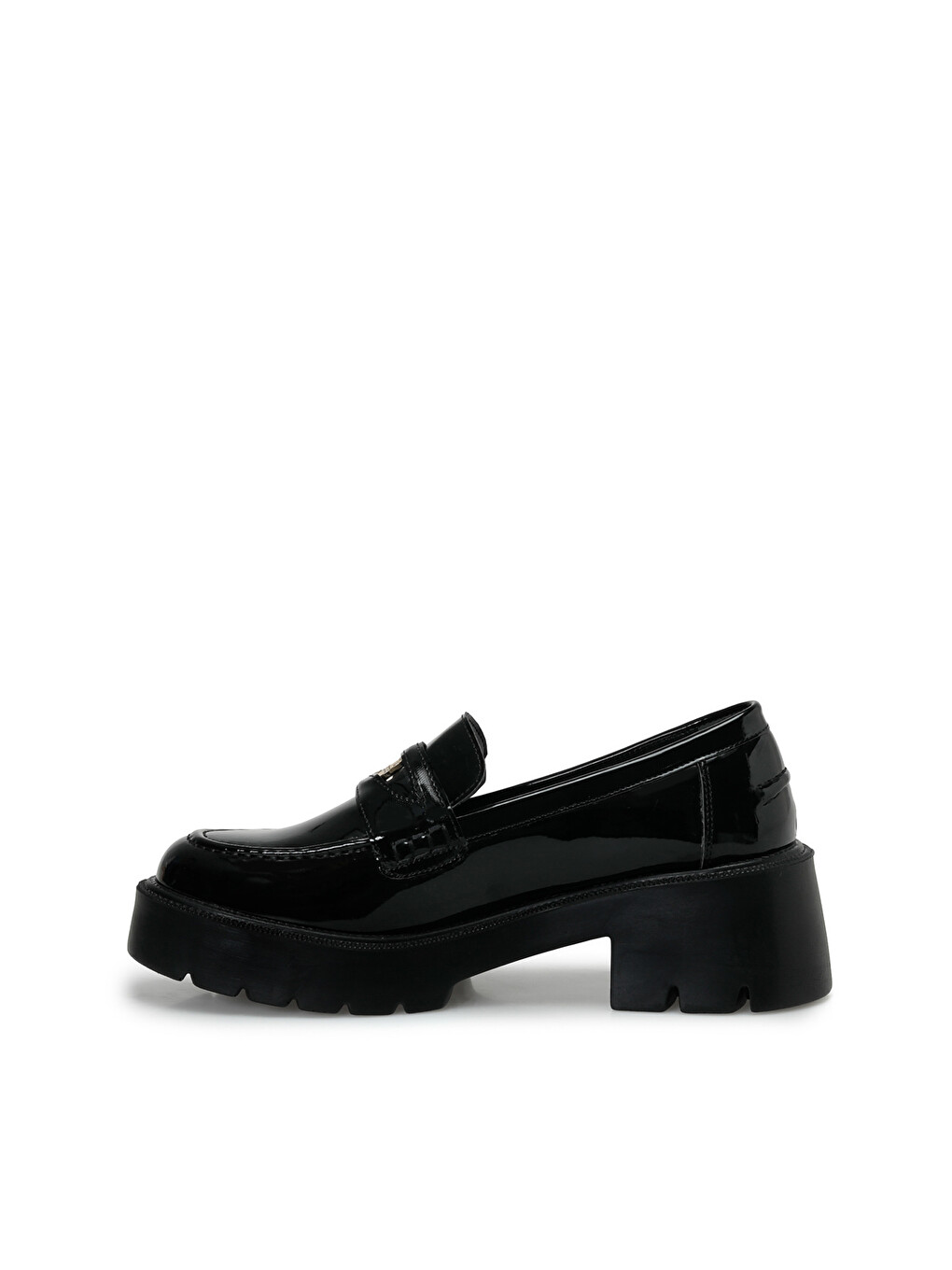 26k-117 Siyah Kadın Loafer-2