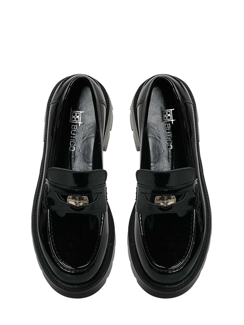 26k-117 Siyah Kadın Loafer-3