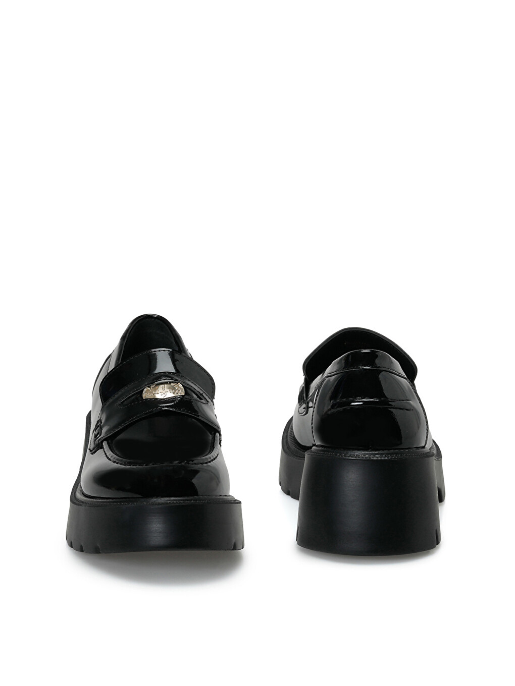 26k-117 Siyah Kadın Loafer-4