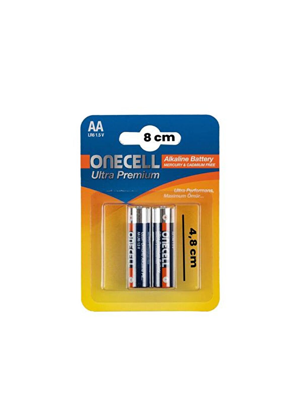 Ultra Premium Alkalin 1,5 V. 2'li AA Boy Pil-2