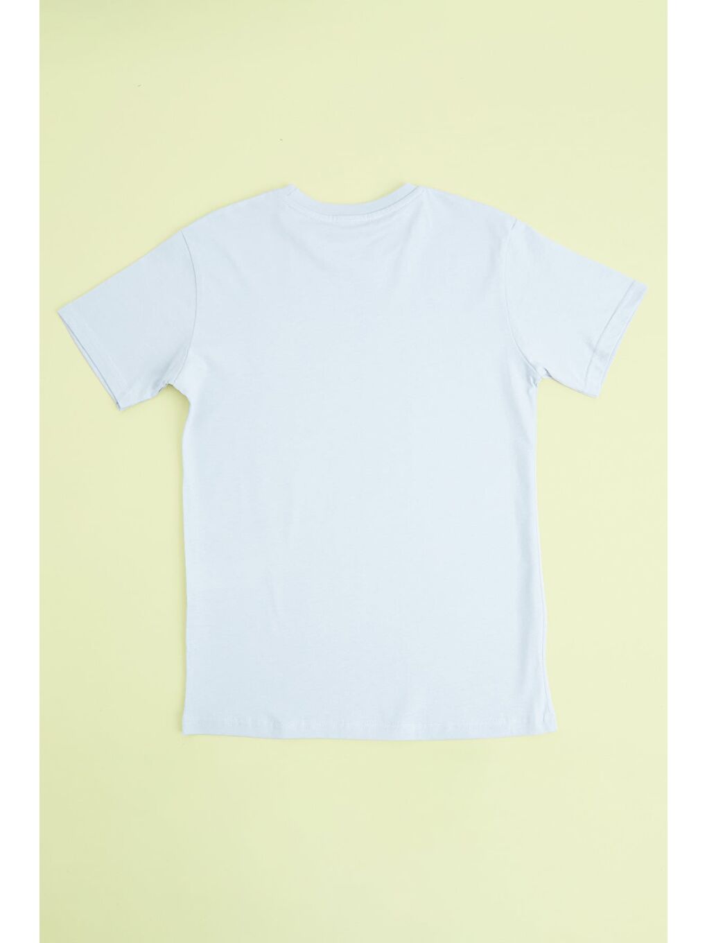 Gri New York Yazı Baskılı Erkek Çocuk Tişört-1