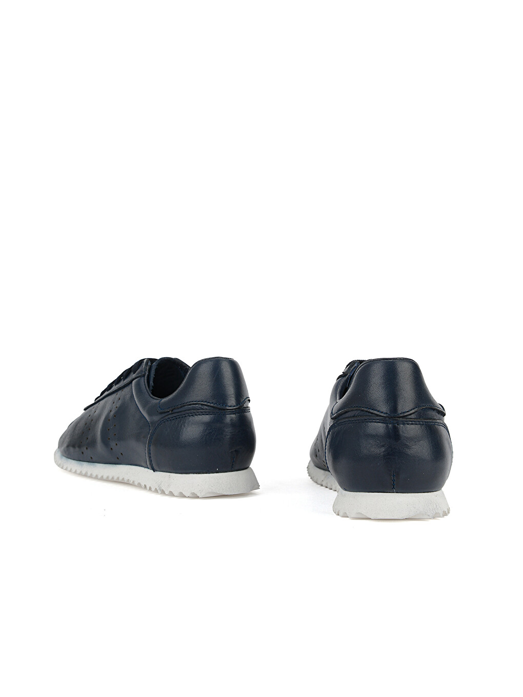 Erkek Hakiki Deri Sneaker 1611026Z900 Lacivert-2