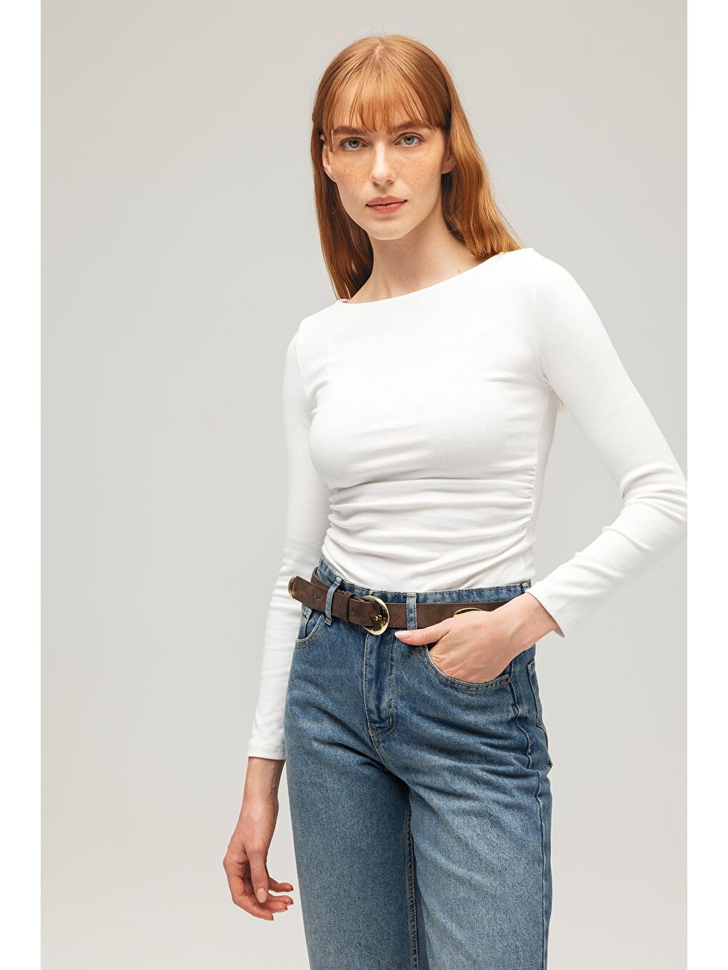 Mavi Kadın Yüksek Bel Mary Vintage Straight Fit Jean Pantolon-2