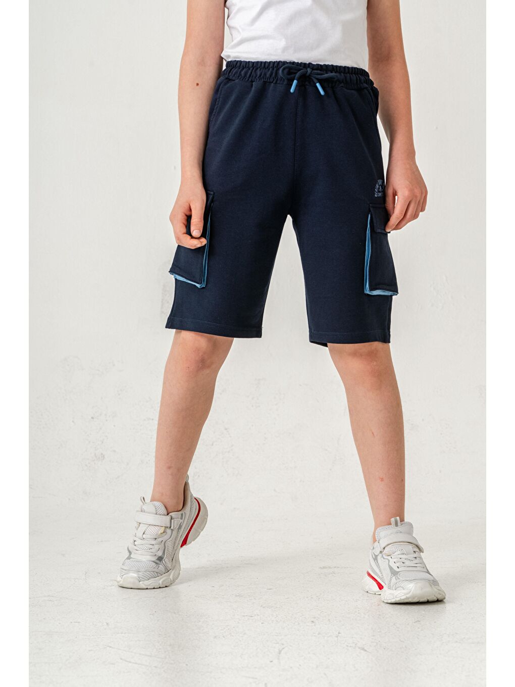 Lacivert Centre Court Smash Competitive Erkek Çocuk Şort-1