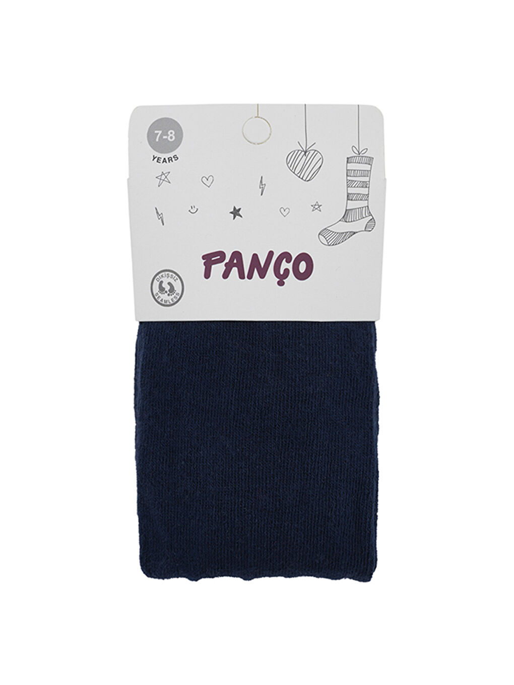 Kız Çocuk Pamuklu Lacivert Külotlu Çorap