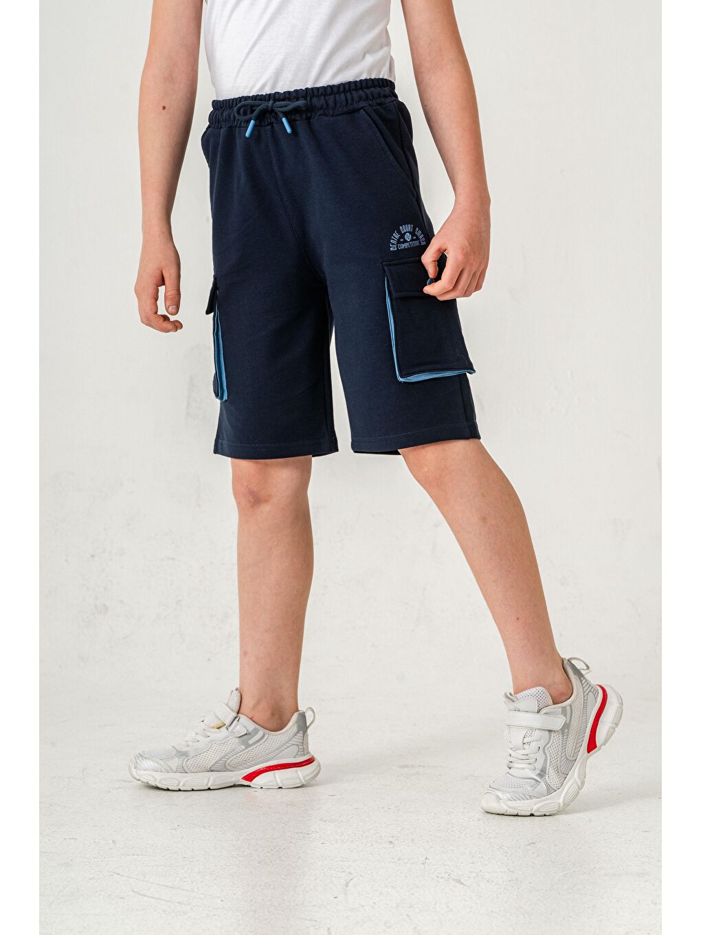 Lacivert Centre Court Smash Competitive Erkek Çocuk Şort-2