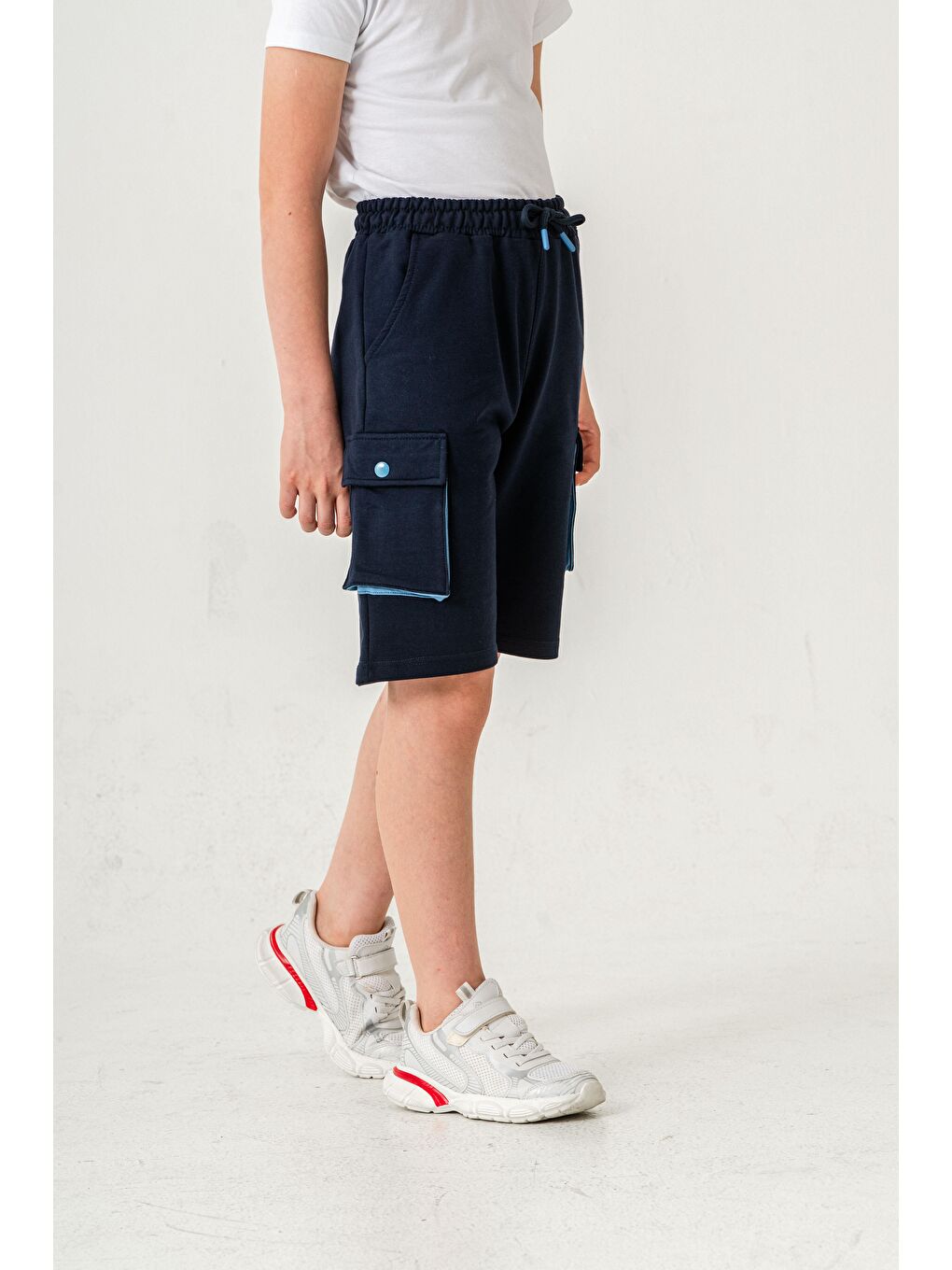 Lacivert Centre Court Smash Competitive Erkek Çocuk Şort-3