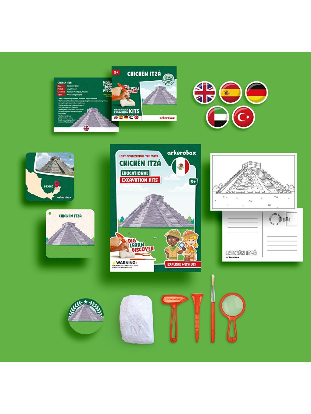 Chichen Itza Eğitici Kazı Seti-1