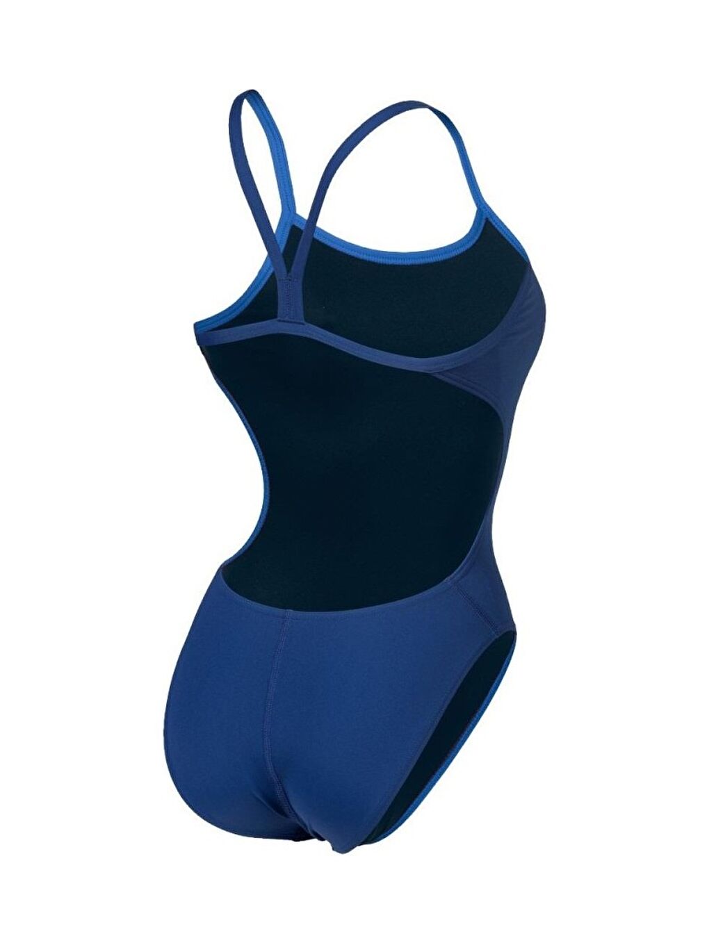 Team Swimsuit Challenge Solid Kadın Mavi Yüzücü Mayosu 004766750-2