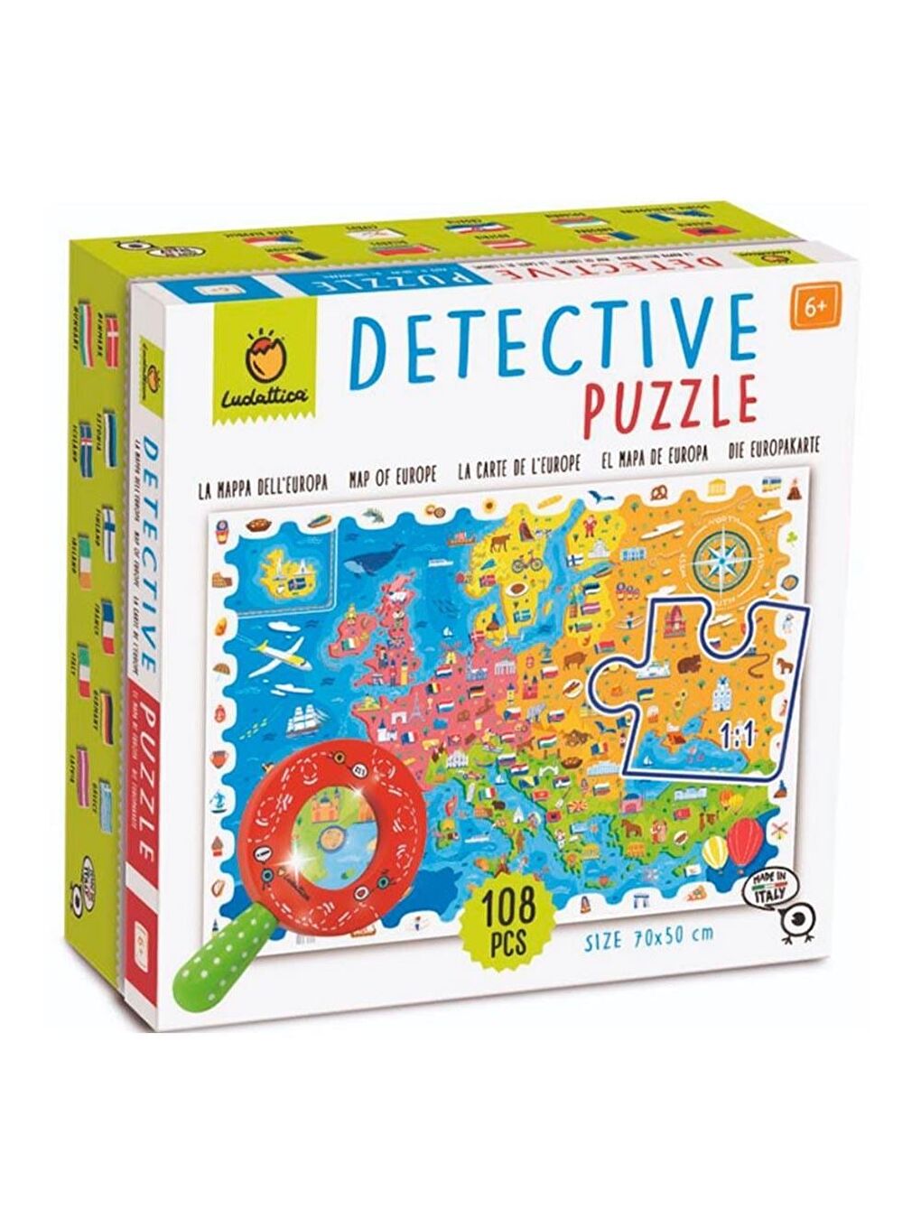 Dedektif Puzzle - Avrupa Haritası