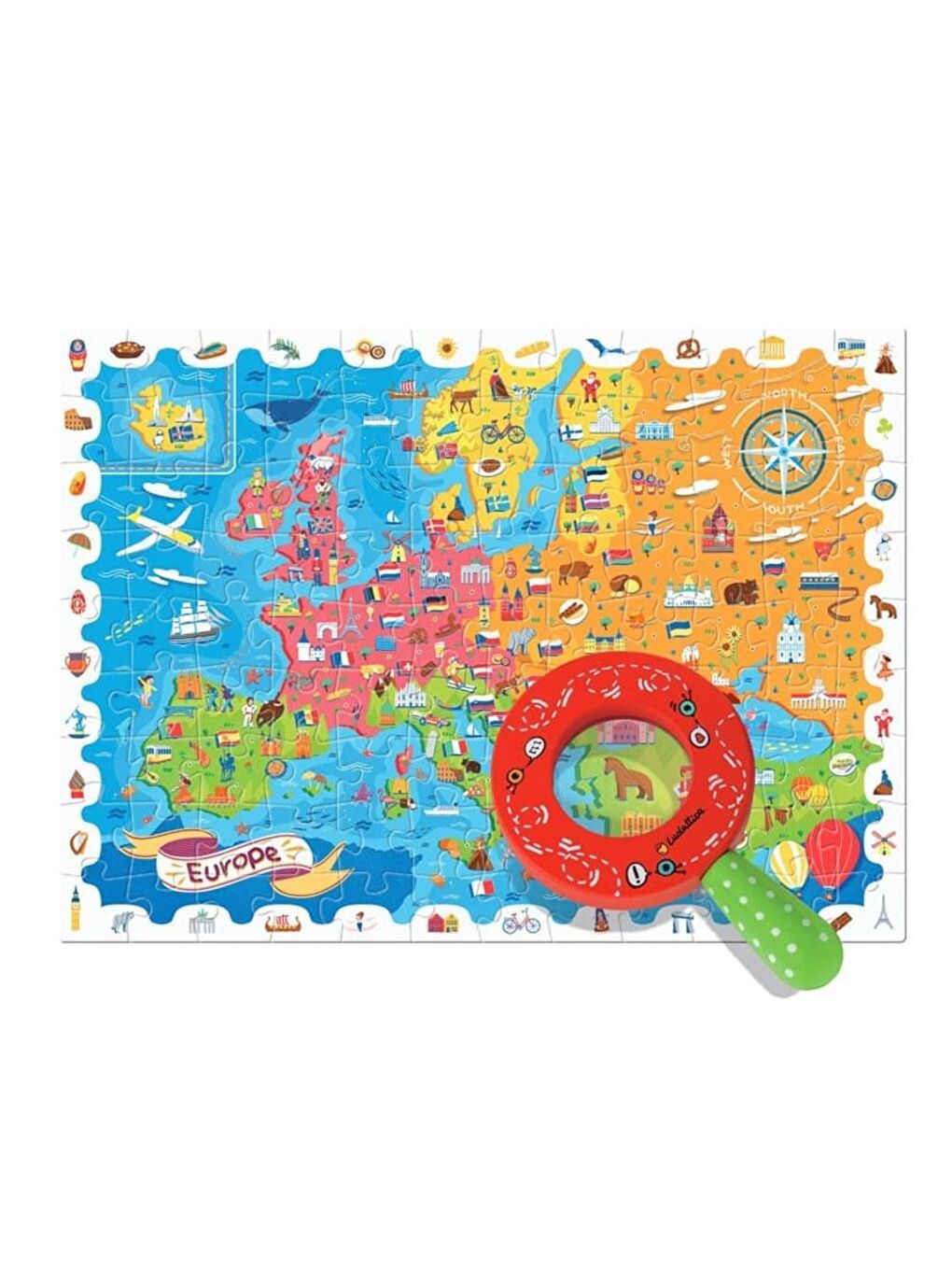 Dedektif Puzzle - Avrupa Haritası-1