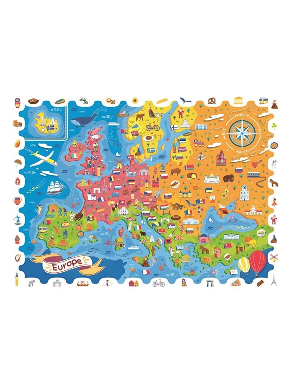 Dedektif Puzzle - Avrupa Haritası-2