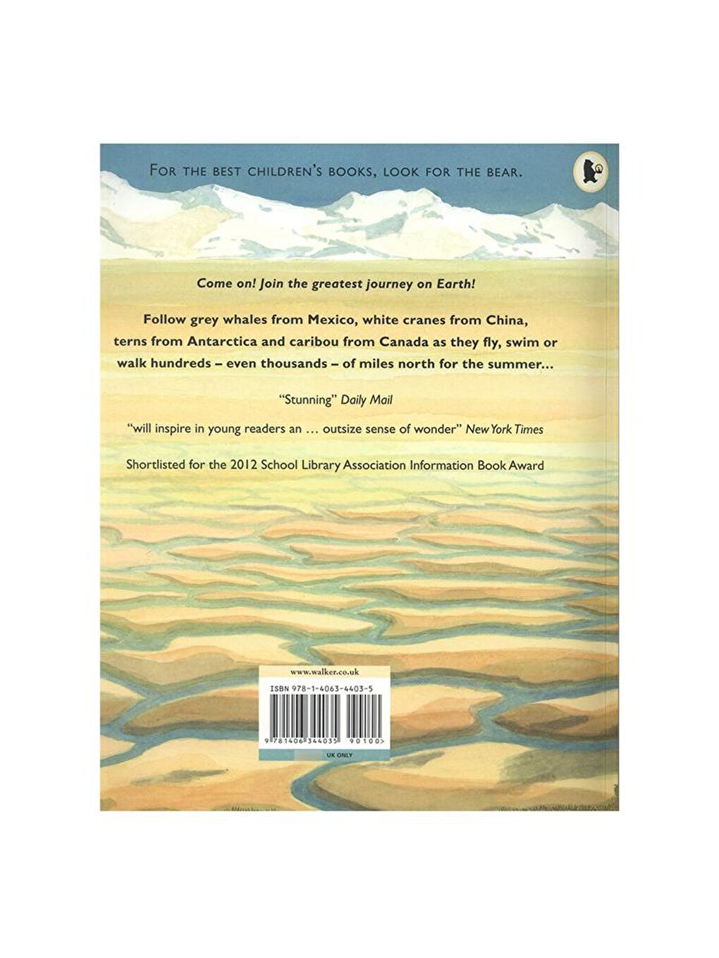 Walker Books Renksiz North: The Greatest Animal Journey on Earth - 1