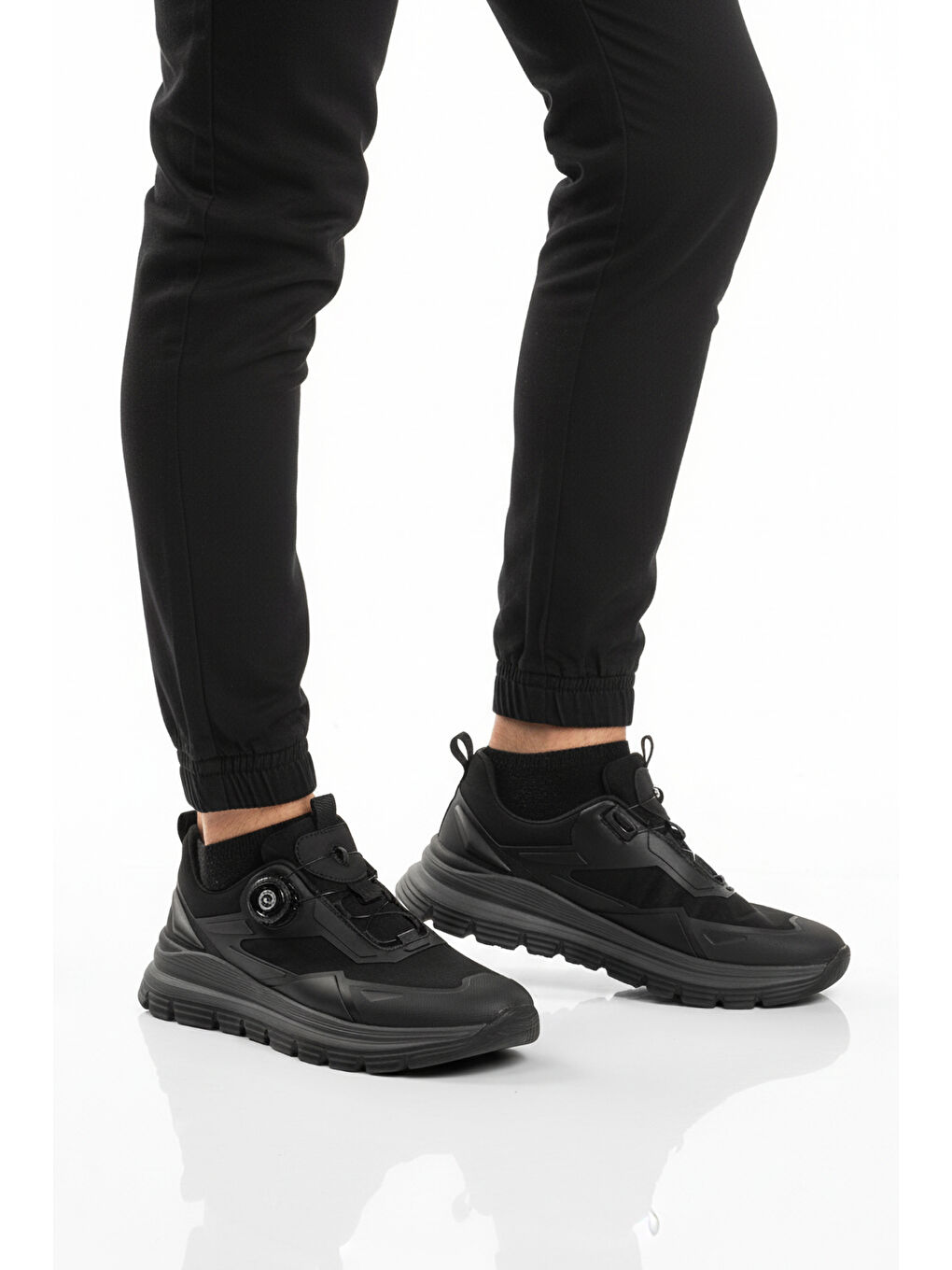 Siyah Misina Bağcıklı Erkek Casual Ayakkabı E284 M-1