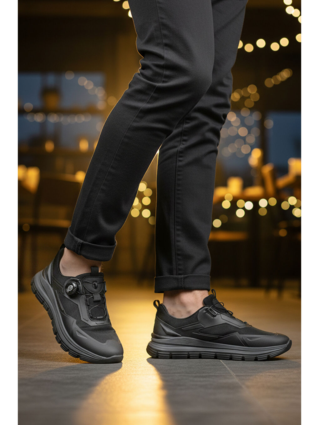 Siyah Misina Bağcıklı Erkek Casual Ayakkabı E284 M-2