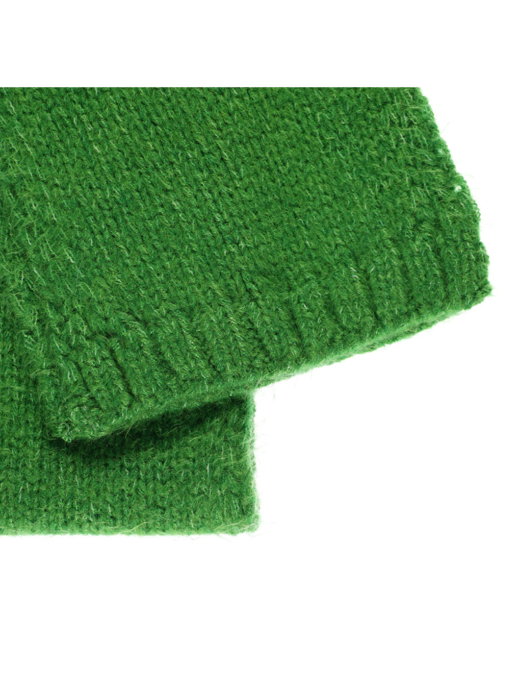 Yeşil Kız Çocuk Örgü Bere-13