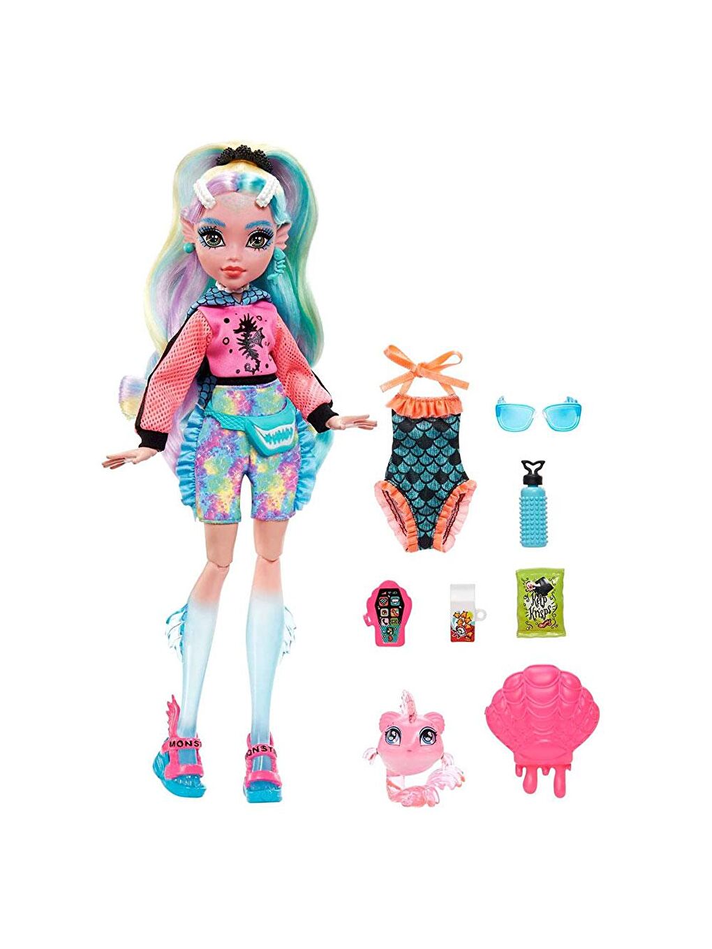 Monster High Ana Karakter Bebekler Lagoona Blue HPD53-HHK55 - 1