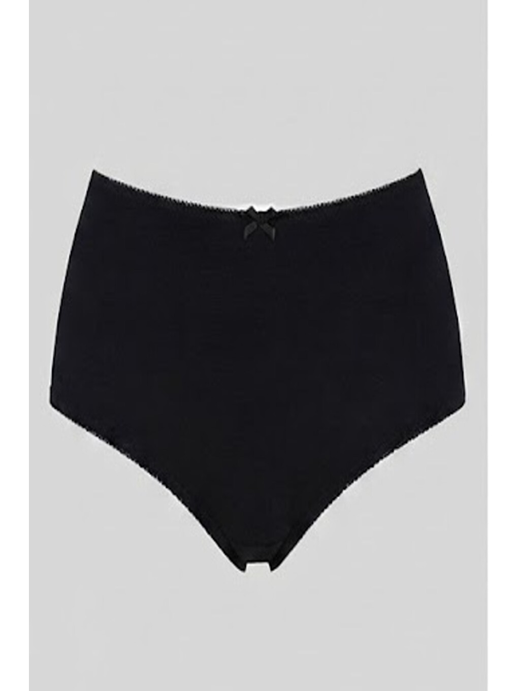 3'lü Paket Pamuklu Yüksek Bel Slip Külot 5004 Siyah
