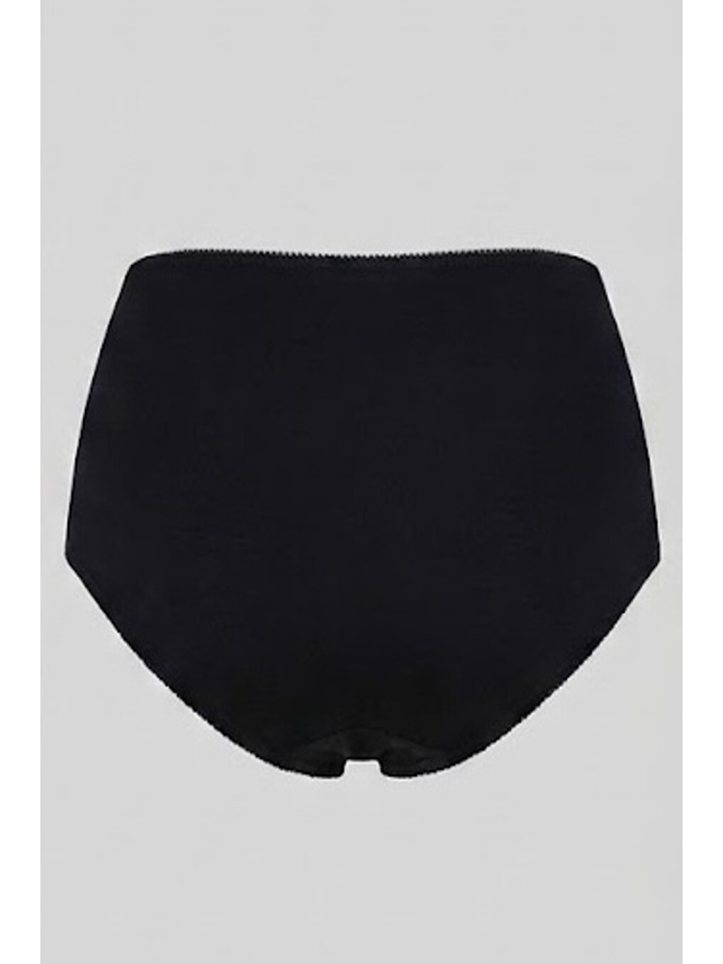 3'lü Paket Pamuklu Yüksek Bel Slip Külot 5004 Siyah-1