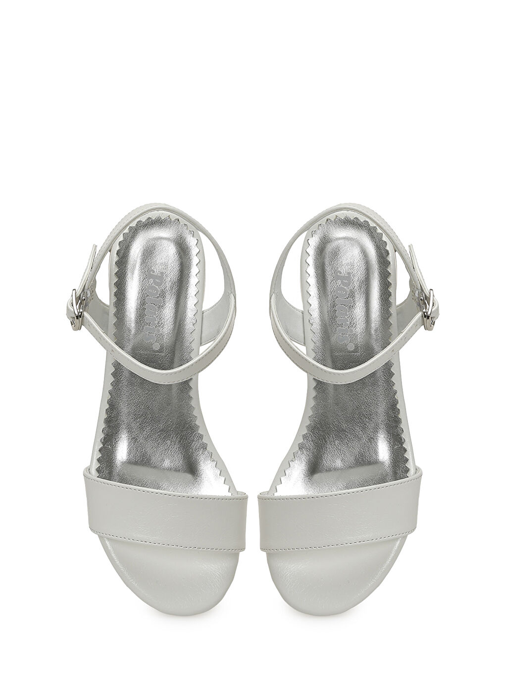 NUWSA.F6FX Beyaz Kız Çocuk Sandalet-3