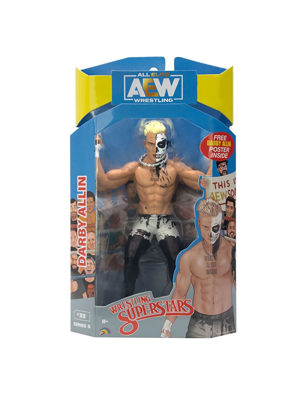 AEW Karakterleri Model Aksiyon Figürler S5 Darby Allin 33-4