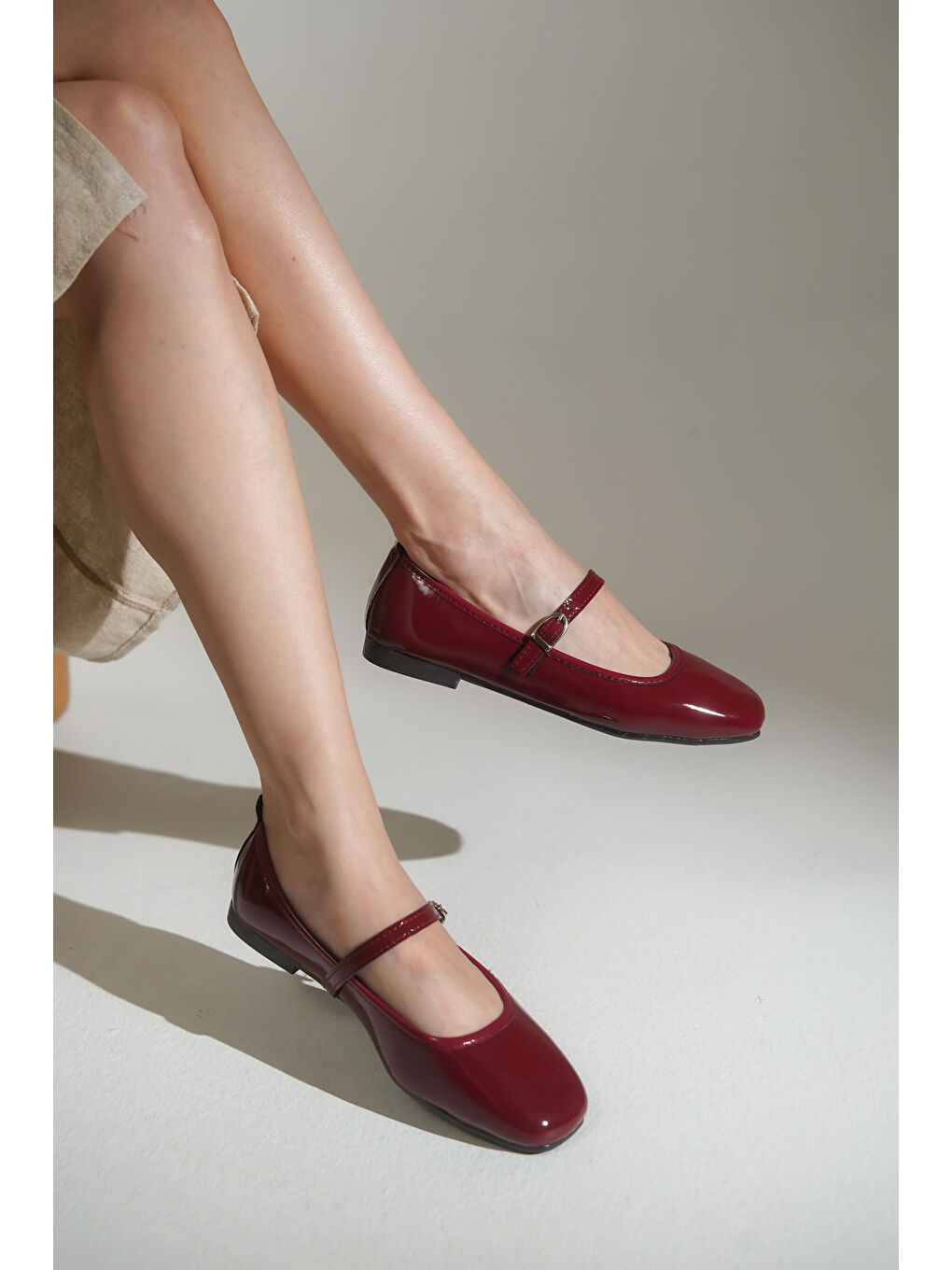 Bordo Trixie Kadın Babet-1