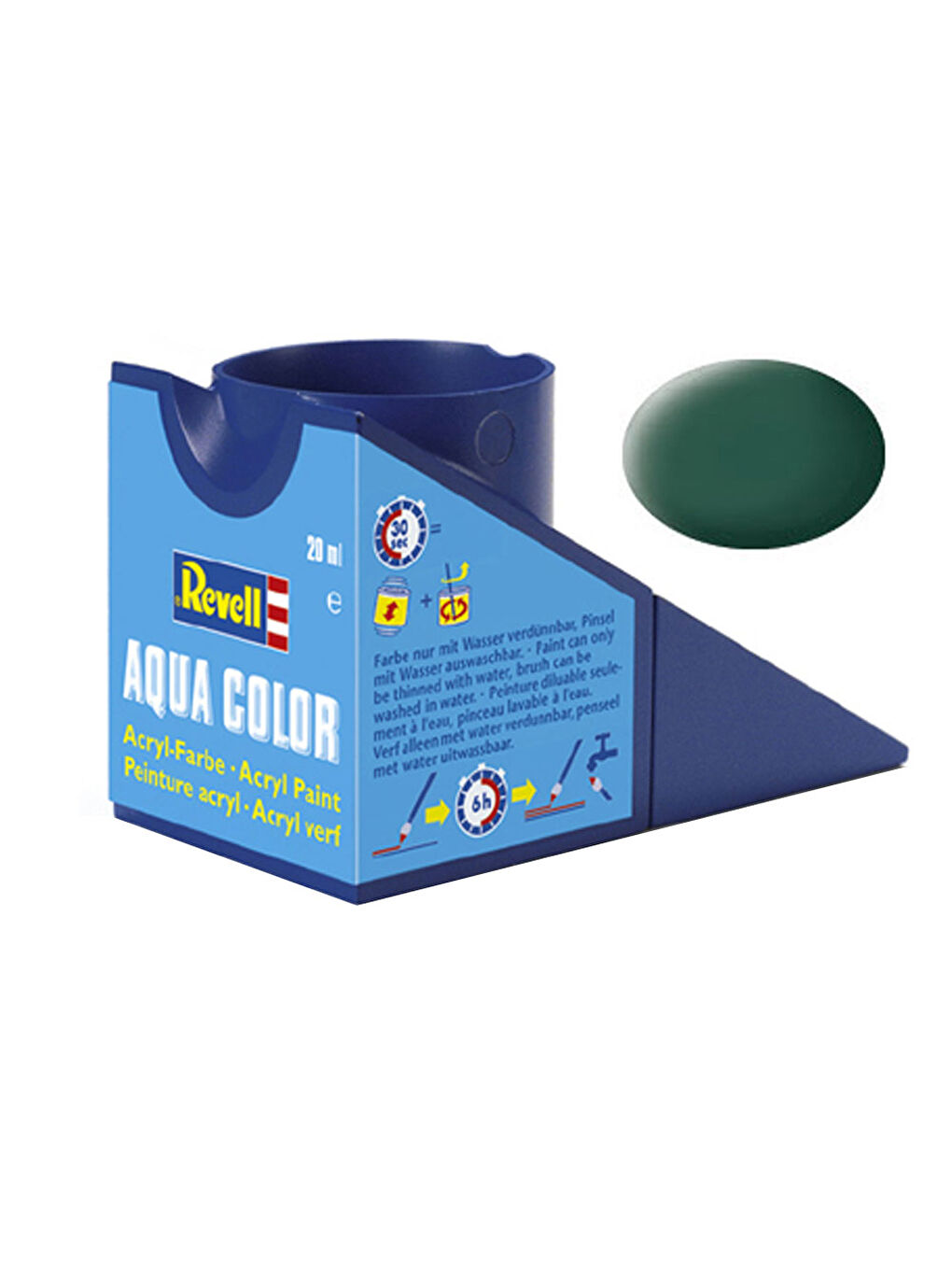 Revell 36139 Dark Green Mat 18 Ml Su Bazlı Maket Boyası