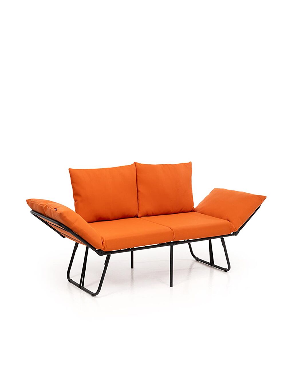 Viper İkili Katlanır Su Geçirmez Bahçe Koltuğu - Turuncu-5
