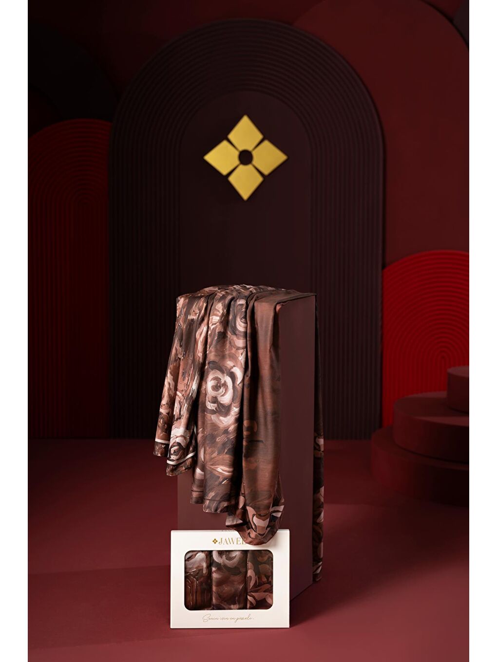 Karışık Kadın Soft Şal Paketi Kahve(Mellas-Marla-İmerion)