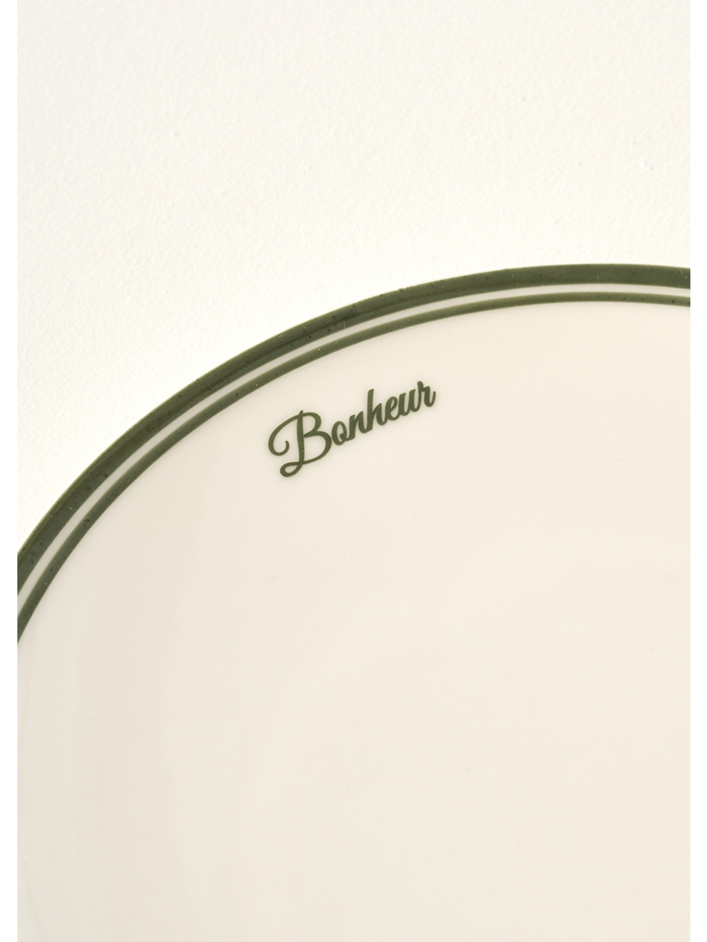Bonheur Porselen Pasta Tabağı Yeşil (21 cm)-1