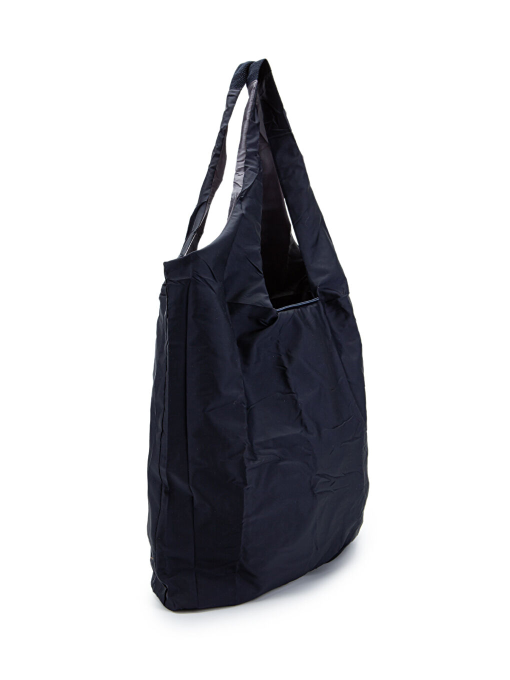 Açılabilen Anahtarlık Paraşüt Kumaş Alışveriş Kol Çantası Joan Klinkır Lacivert-2