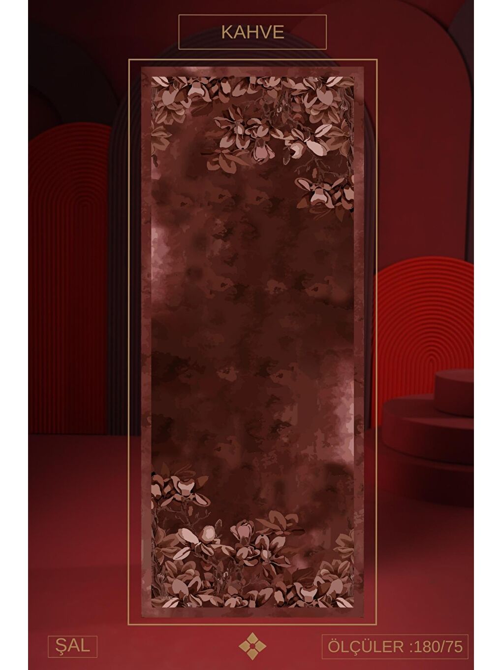 Karışık Kadın Soft Şal Paketi Kahve(Mellas-Marla-İmerion)-3