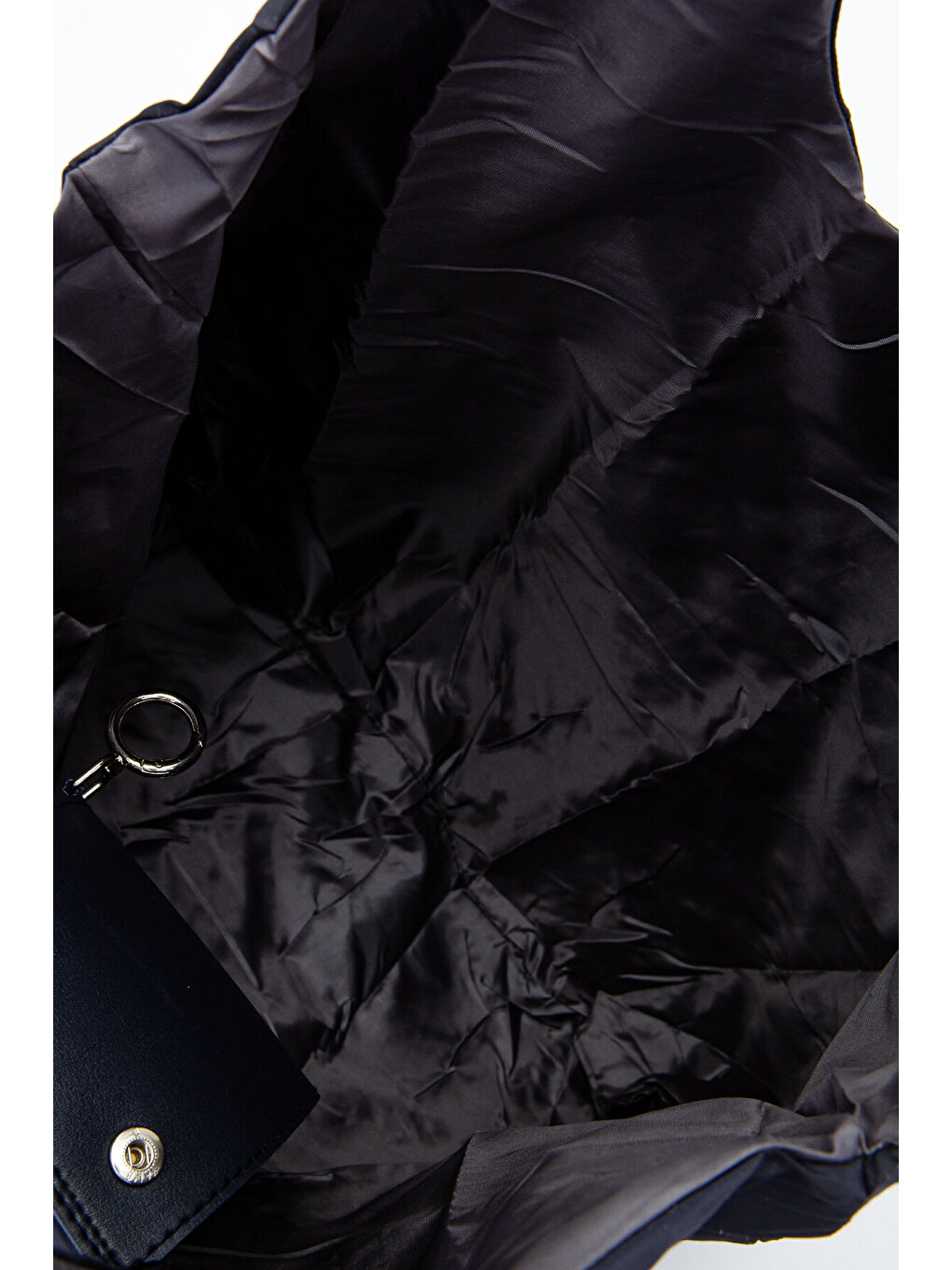 Açılabilen Anahtarlık Paraşüt Kumaş Alışveriş Kol Çantası Joan Klinkır Lacivert-3