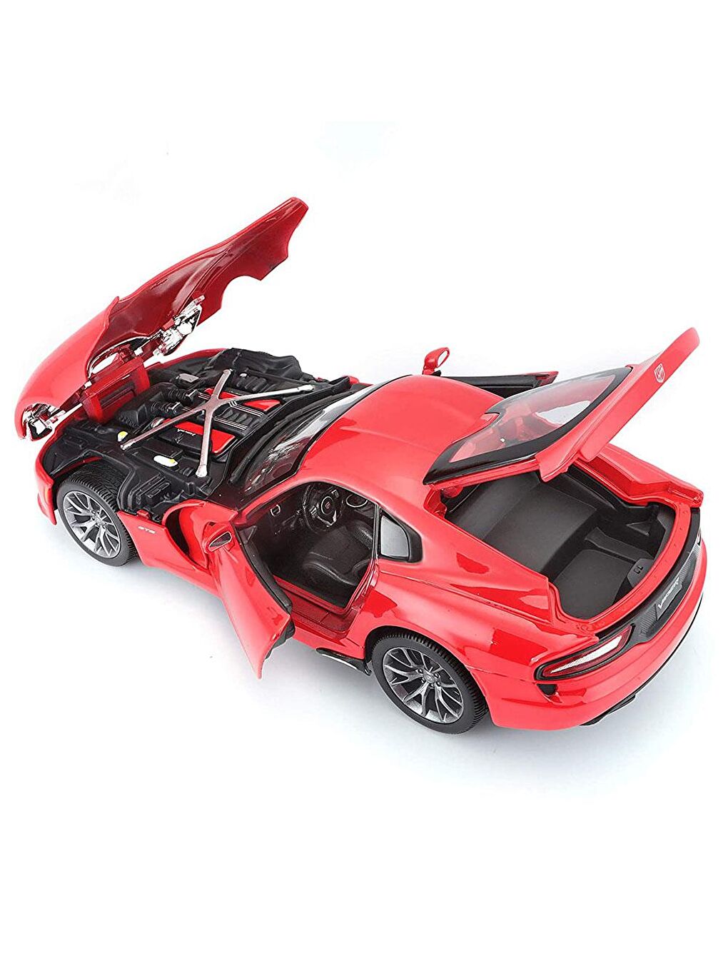 2013 SRT Viper GTS 1:18 Model Araba - Kırmızı-2