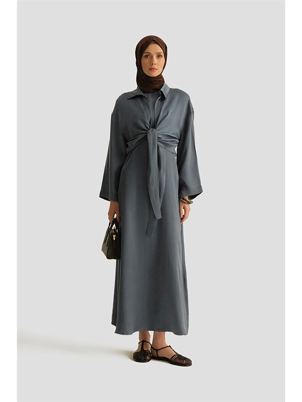 Mavi Lyocell Gömlek Elbise Takım 25Yd4253 İndigo