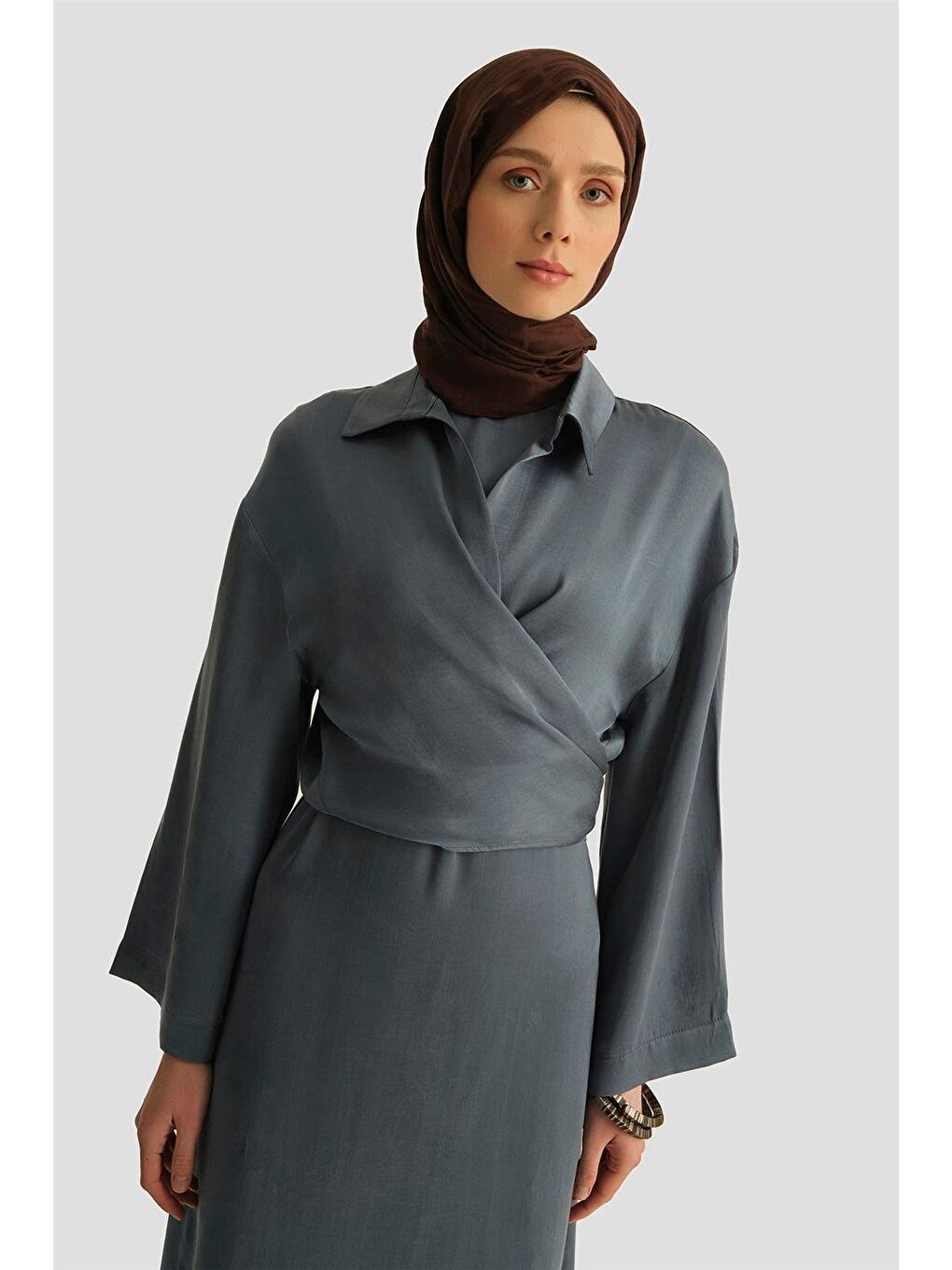 Mavi Lyocell Gömlek Elbise Takım 25Yd4253 İndigo-1