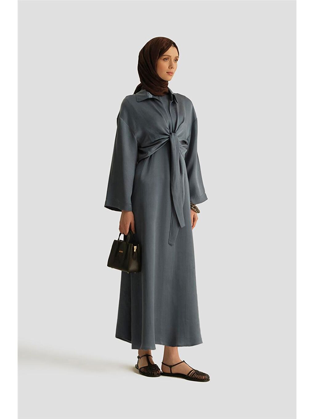 Mavi Lyocell Gömlek Elbise Takım 25Yd4253 İndigo-2