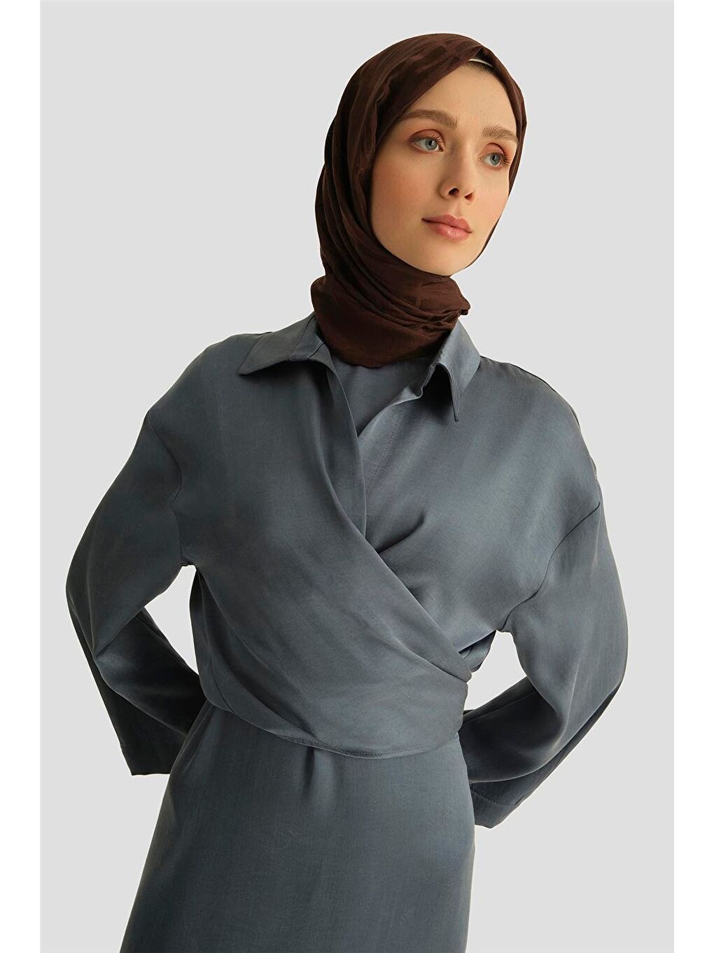 Mavi Lyocell Gömlek Elbise Takım 25Yd4253 İndigo-3