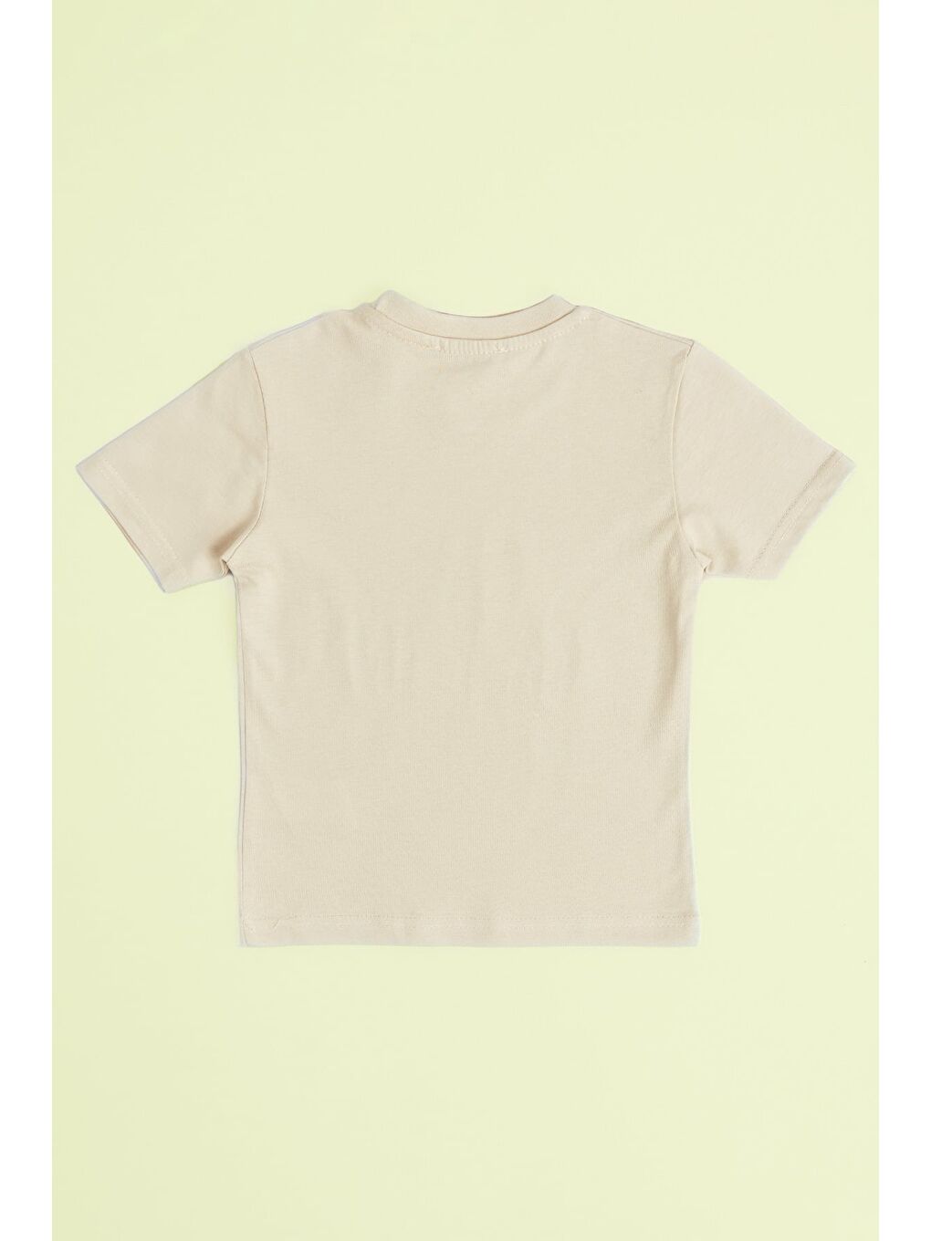 Bej Team Captaın Yazı Baskılı Erkek Çocuk Tişört-1